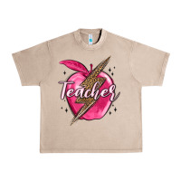 French Oak teacher lightning bolt valentine s day Urban Heavy Tee - MaliasSmallBusiness