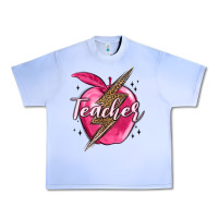 Grape Ice teacher lightning bolt valentine s day Urban Heavy Tee - MaliasSmallBusiness