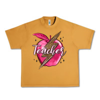 Teacher Lightning Bolt Valentine S Day Urban Heavy Tee | Teevron