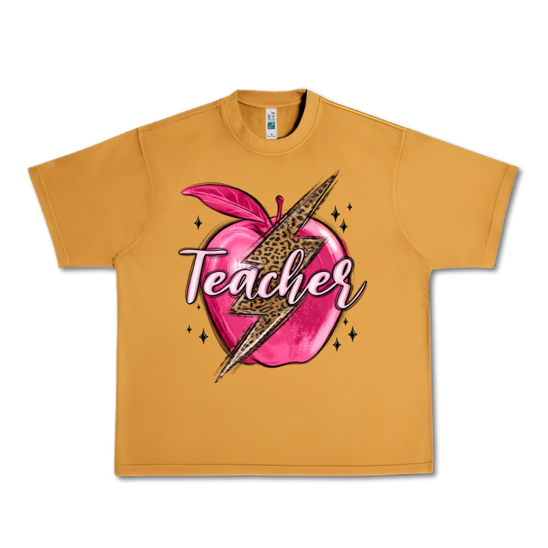 Teacher Lightning Bolt Valentine S Day Urban Heavy Tee by MaliasSmallBusiness | Teevron