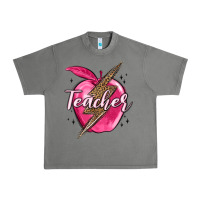 Tornado teacher lightning bolt valentine s day Urban Heavy Tee - MaliasSmallBusiness