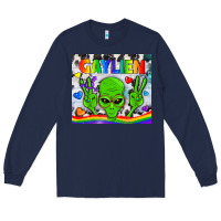 Navy LGBTQ Gaylien Tumbler Long Sleeve Tee - BundleAndBundleShop