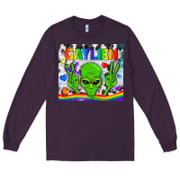 Plum LGBTQ Gaylien Tumbler Long Sleeve Tee - BundleAndBundleShop