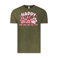 Vintage Olive happy valentine's day Vintage Tee - MaliasSmallBusiness