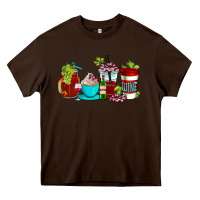 Chocolate Brown wine coffee cups Heavy Core Tee - AdoDesignShop