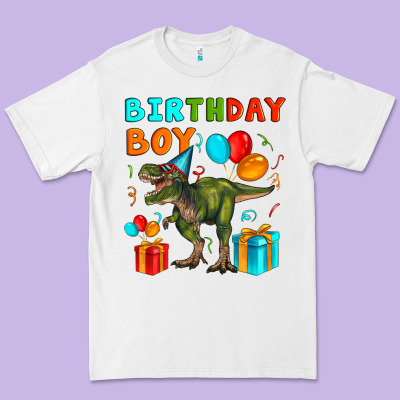 Birthday Boy T Rex Premium Tee Designed By Artiststas
