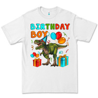 White birthday boy t rex Premium Tee - Artiststas