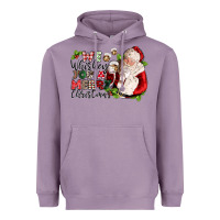 Lavender we whiskey you a merry christmas Heavyweight Hoodie - CowGirlArtShop