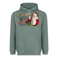 Sage we whiskey you a merry christmas Heavyweight Hoodie - CowGirlArtShop
