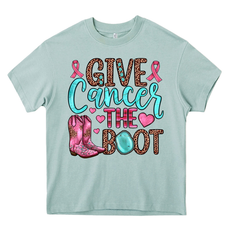 Give Cancer The Boot Heavy Core Tee by JahusDesignShop | Teevron