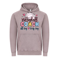 Vintage Zinc volleyball coach all day every day Vintage Hoodie - MaliasSmallBusiness