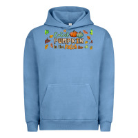 Pigment Pebble Blue cutest pumpkin in the patch lebbey glass Urban Hoodie - BundleAndBundleShop