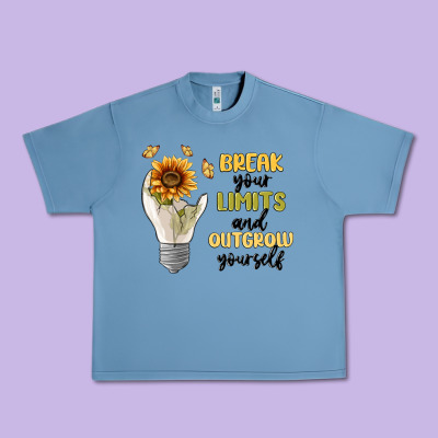 Break Your Limits Urban Heavy Tee Designed By Maliassmallbusiness