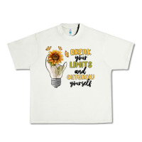 Pistachio break your limits Urban Heavy Tee - MaliasSmallBusiness