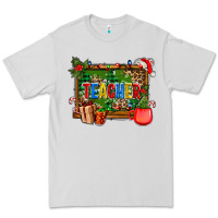 Dove Grey christmas teacher and coffe cup with board Premium Tee - AdoDesignShop