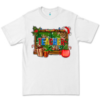 White christmas teacher and coffe cup with board Premium Tee - AdoDesignShop