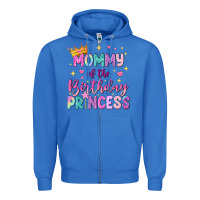 Mommy Of The Birthday Princess Zipper Hoodie | Teevron