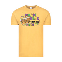 Vintage Mustard mardi gras drinking team Vintage Tee - MaliasSmallBusiness