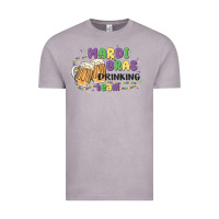 Vintage Zinc mardi gras drinking team Vintage Tee - MaliasSmallBusiness