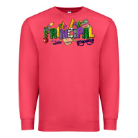Cardinal principal mardi gras cowgirl Premium Sweatshirt - CowGirlArtShop