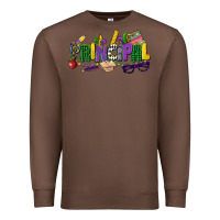 Chestnut principal mardi gras cowgirl Premium Sweatshirt - CowGirlArtShop
