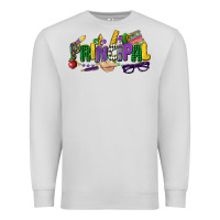 Principal Mardi Gras Cowgirl Premium Sweatshirt | Teevron