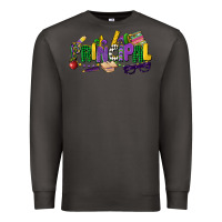 Smoke principal mardi gras cowgirl Premium Sweatshirt - CowGirlArtShop