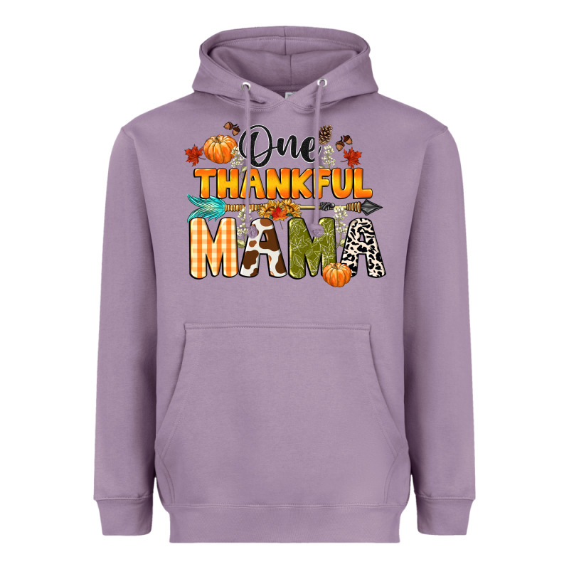 One Thankful Mama Heavyweight Hoodie by CowGirlArtShop | Teevron