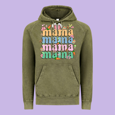 Easter Mama Vintage Hoodie Designed By Maliassmallbusiness