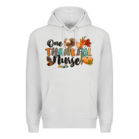 Dove Grey one thankful nurse Premium Hoodie - CowGirlArtShop