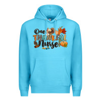 Ocean Blue one thankful nurse Premium Hoodie - CowGirlArtShop