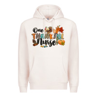 Pale Pink one thankful nurse Premium Hoodie - CowGirlArtShop