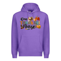 Purple one thankful nurse Premium Hoodie - CowGirlArtShop