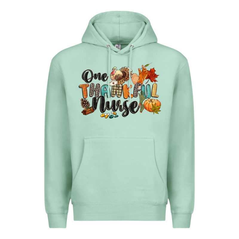 One Thankful Nurse Premium Hoodie by CowGirlArtShop | Teevron