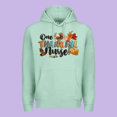 One Thankful Nurse Premium Hoodie Designed By Cowgirlartshop