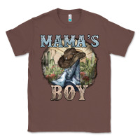 Chestnut mamas boy western cowboy boots cactus Classic Tee - NancyCooperArtShop