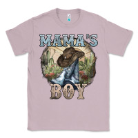 Lilac mamas boy western cowboy boots cactus Classic Tee - NancyCooperArtShop