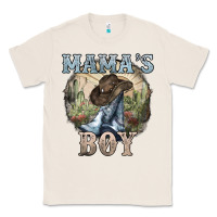 Natural mamas boy western cowboy boots cactus Classic Tee - NancyCooperArtShop
