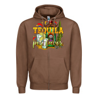 Chestnut Tequila Por Favor Zipper Hoodie - texasbilliewilder