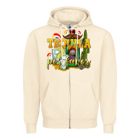 Sandshell Tequila Por Favor Zipper Hoodie - texasbilliewilder