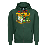 Sports Green Tequila Por Favor Zipper Hoodie - texasbilliewilder