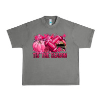 Tornado Tis' the season Football Breast Cancer Urban Heavy Tee - NancyCooperArtShop