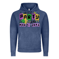 Vintage Denim aint no party like mardi gras Vintage Hoodie - MaliasSmallBusiness