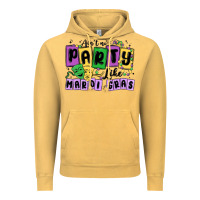 Vintage Mustard aint no party like mardi gras Vintage Hoodie - MaliasSmallBusiness