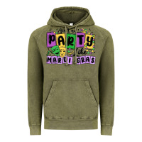Vintage Olive aint no party like mardi gras Vintage Hoodie - MaliasSmallBusiness
