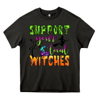 Asphalt support your local witches Heavy Core Tee - BundleAndBundleShop