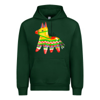 Forest Green pinata Urban Hoodie - FaDigitalArtStudio