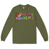 Army Green Western LGBTQ Gender Equality Long Sleeve Tee - BundleAndBundleShop