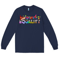 Navy Western LGBTQ Gender Equality Long Sleeve Tee - BundleAndBundleShop