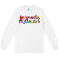 White Western LGBTQ Gender Equality Long Sleeve Tee - BundleAndBundleShop